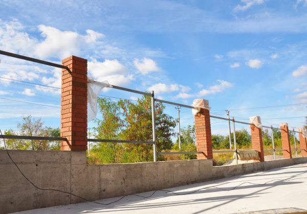 Brick Pillar Installation in Tarpon Springs