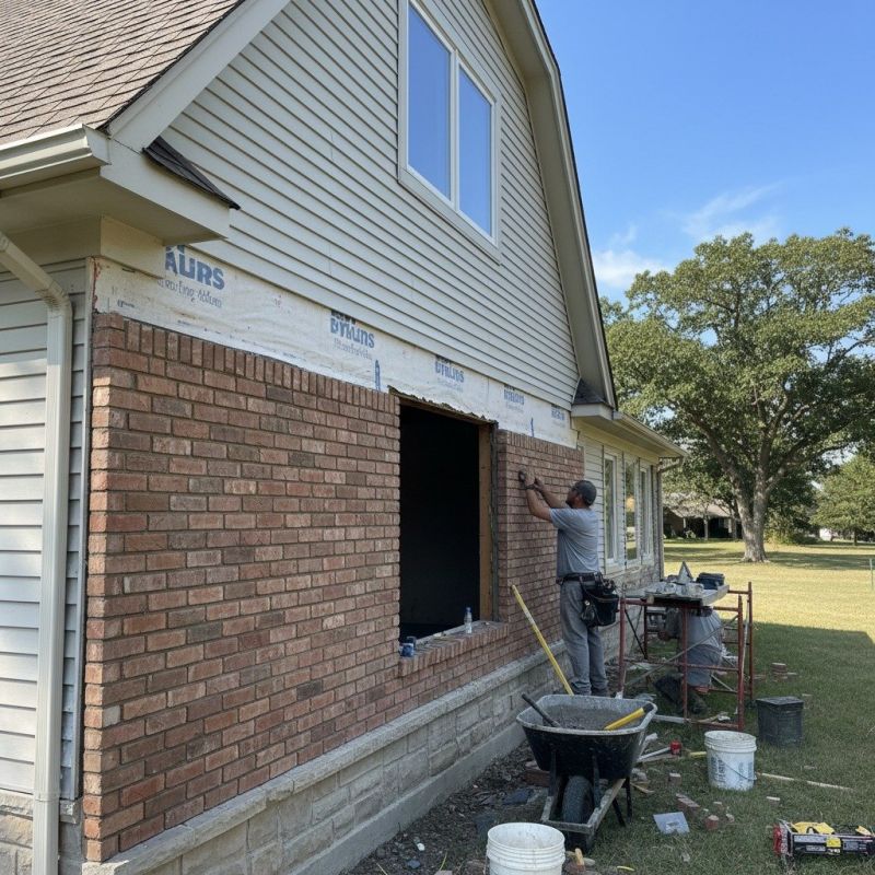 Brick Veneer Replacement detail